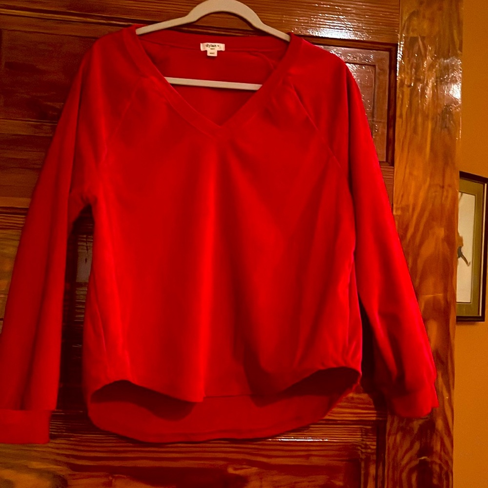 Gorgeous Red Volour Dylan long sleeve top